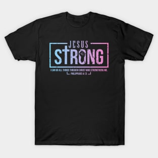 Jesus Strong Neon T-Shirt